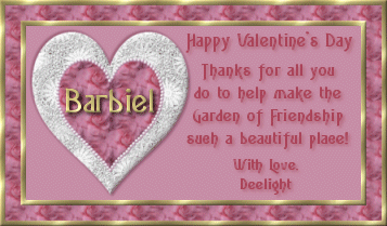 Deelights Valentine Card