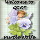 Purple Wolfs Welcome Square